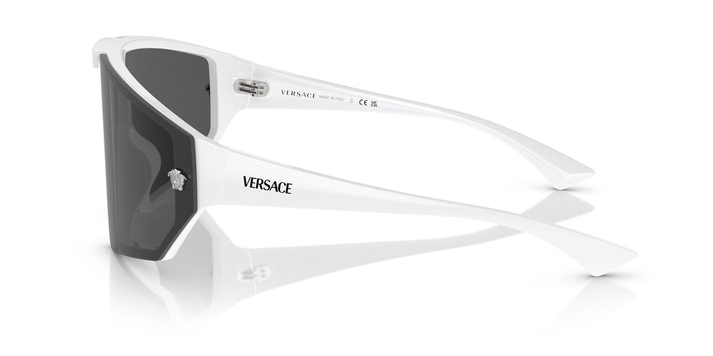 Versace 0VE4461 314/87 47 White/ Dark Grey/Mirror Silver