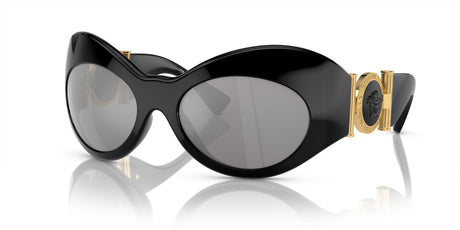 Versace 0VE4462 GB1/6G 58 Black/ Light Grey Mirror Silver 80 58 / Polycarbonate / Injected / Metal