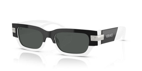 Versace 0VE4465F 545987 53 Top Black/White/ Dark Grey