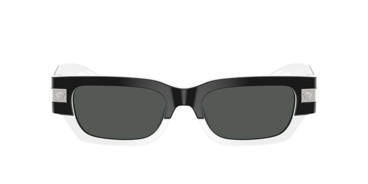 Versace 0VE4465 545987 53 Top Black/White/ Dark Grey - Blue Star Eyewear