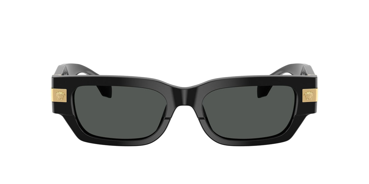 Versace 0VE4465 GB1/87 53 Black/ Dark Grey - Blue Star Eyewear