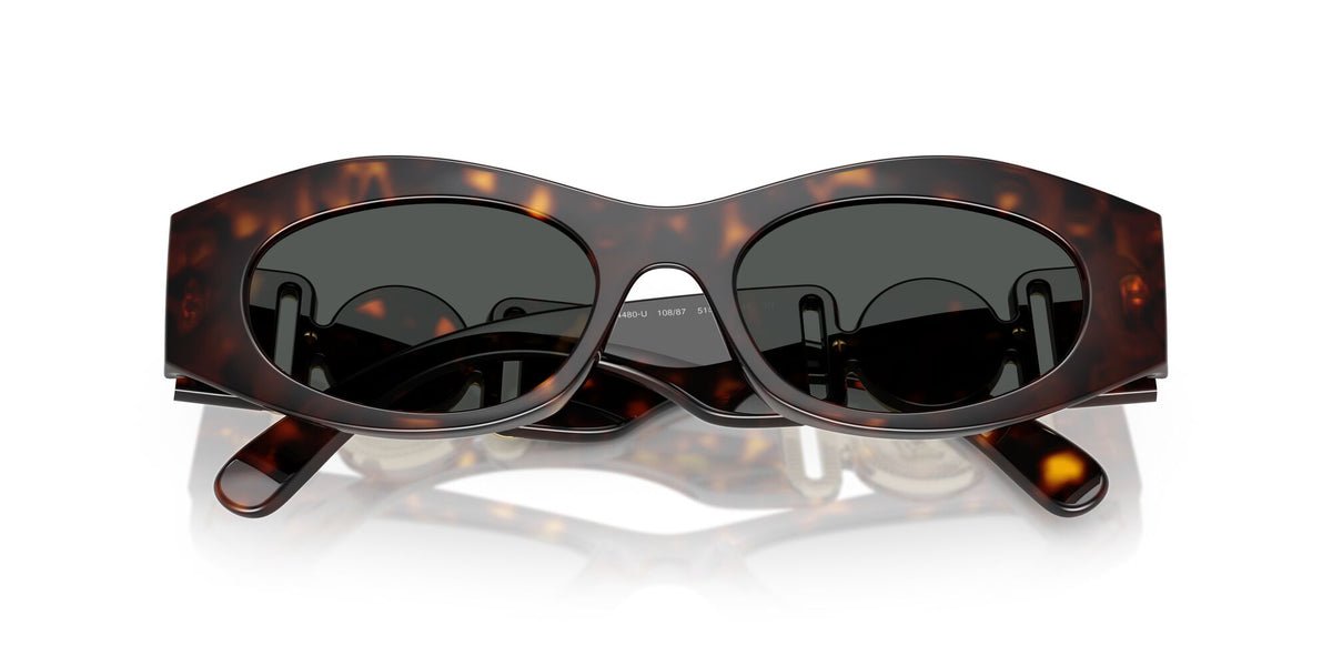 Versace 0VE4480U 108/87 51 Havana/ Dark Grey