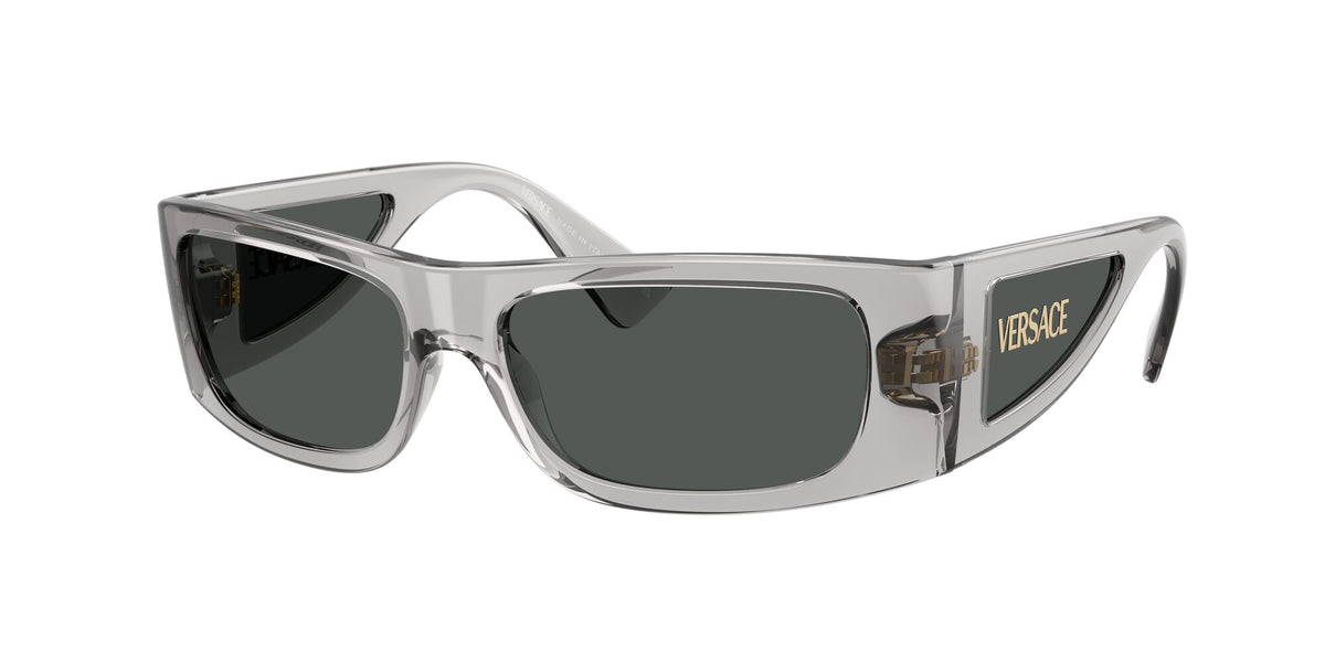 Versace 0VE4482 530587 57 Transparent Grey/ Dark Grey