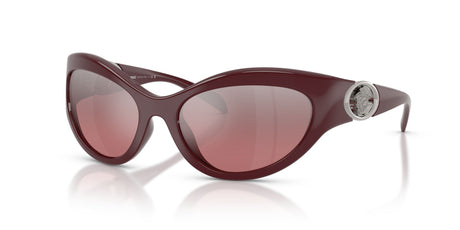 Versace 0VE4485 54877E 59 Burgundy/ Pink Mirror Silver Gradient