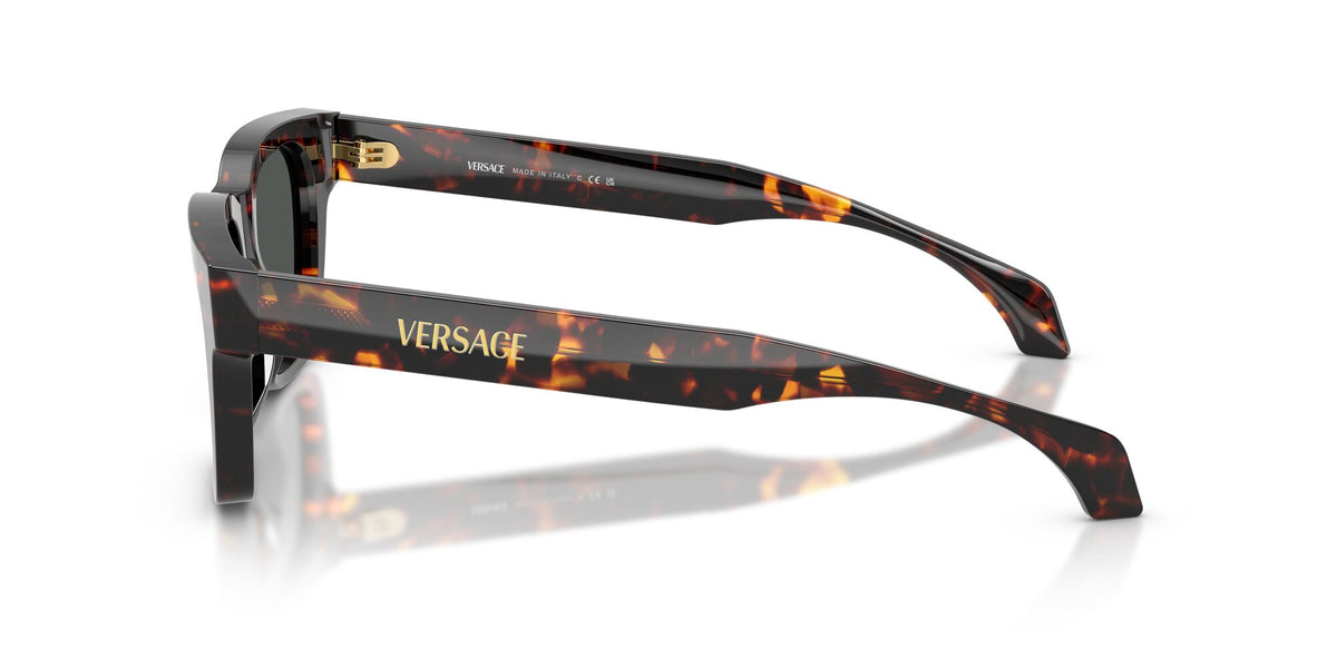Versace 0VE4486 550987 52 Havana/ Dark Grey