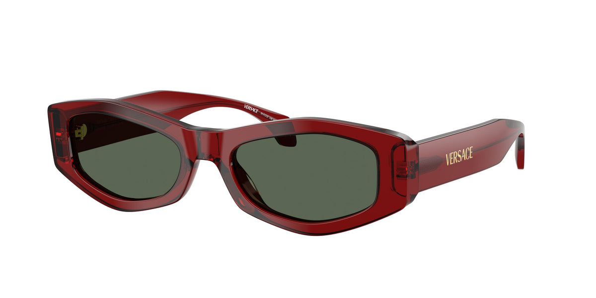 Versace 0VE4487F 551271 54 Dark Transparent Red/ Dark Green
