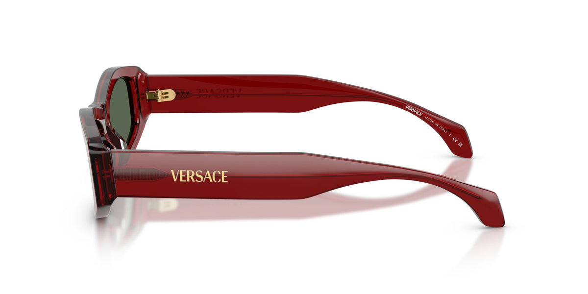 Versace 0VE4487F 551271 54 Dark Transparent Red/ Dark Green