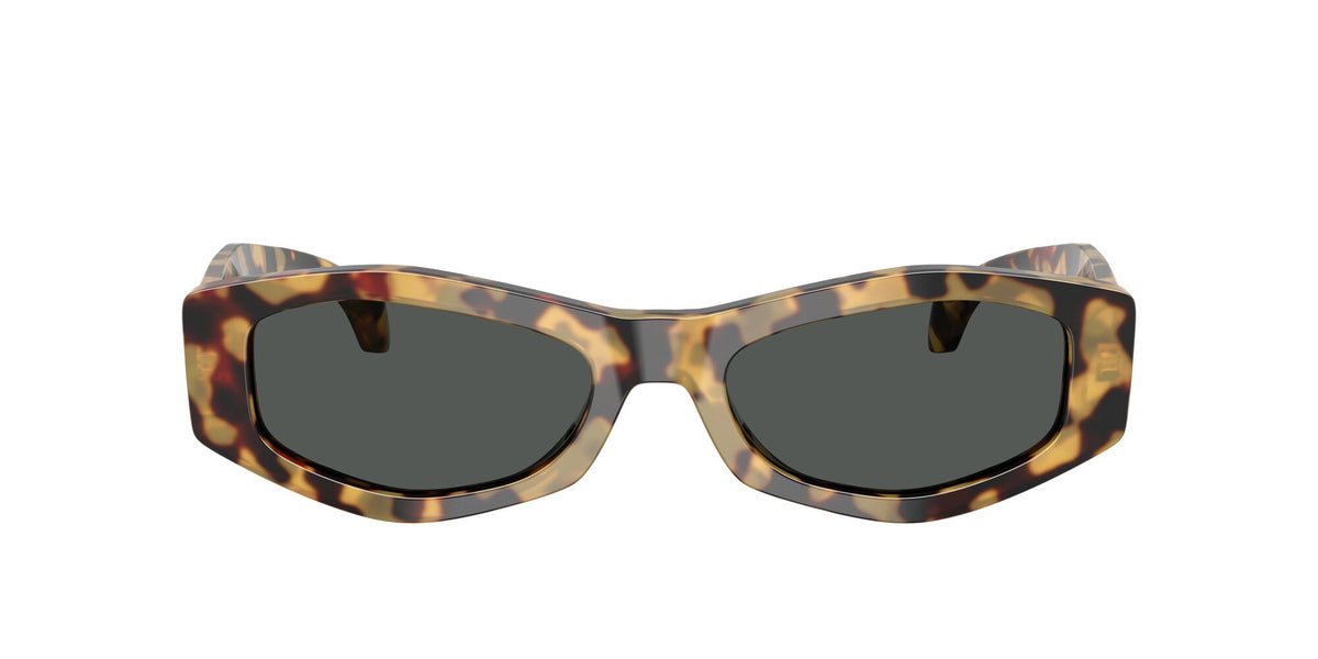 Versace 0VE4487F 777/87 54 Brown Yellow Havana/ Dark Grey