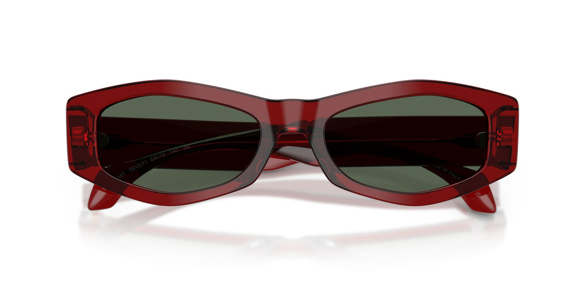 Versace 0VE4487 551271 54 Transparent Bordeaux/ Dark Green