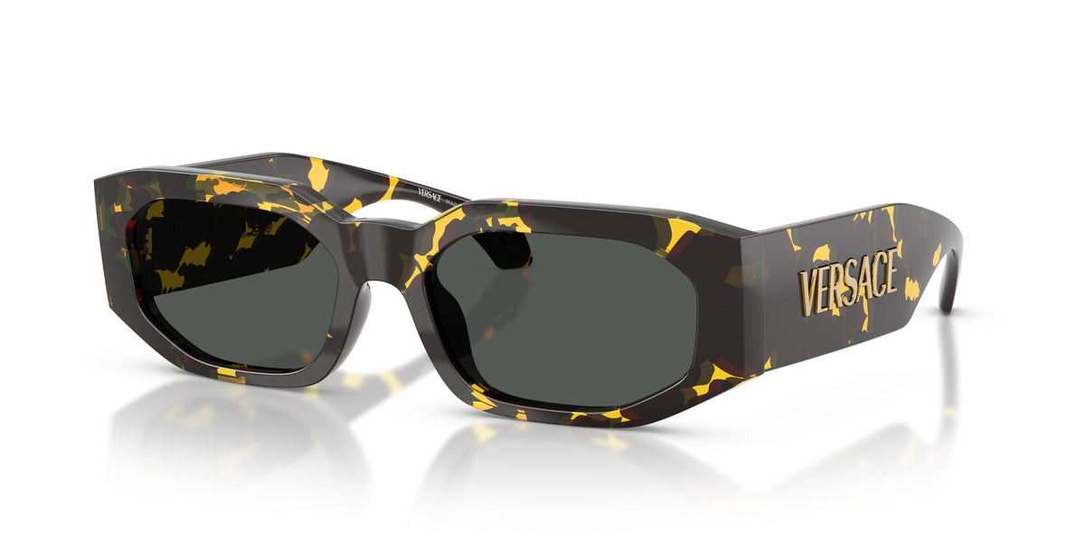 Versace 0VE4489U 552887 55 Brown Tortoise/ Dark Grey