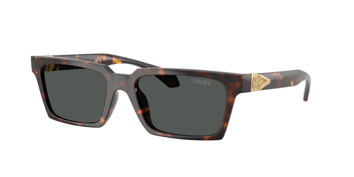 Versace 0VE4490U 108/87 55 Havana/ Dark Grey