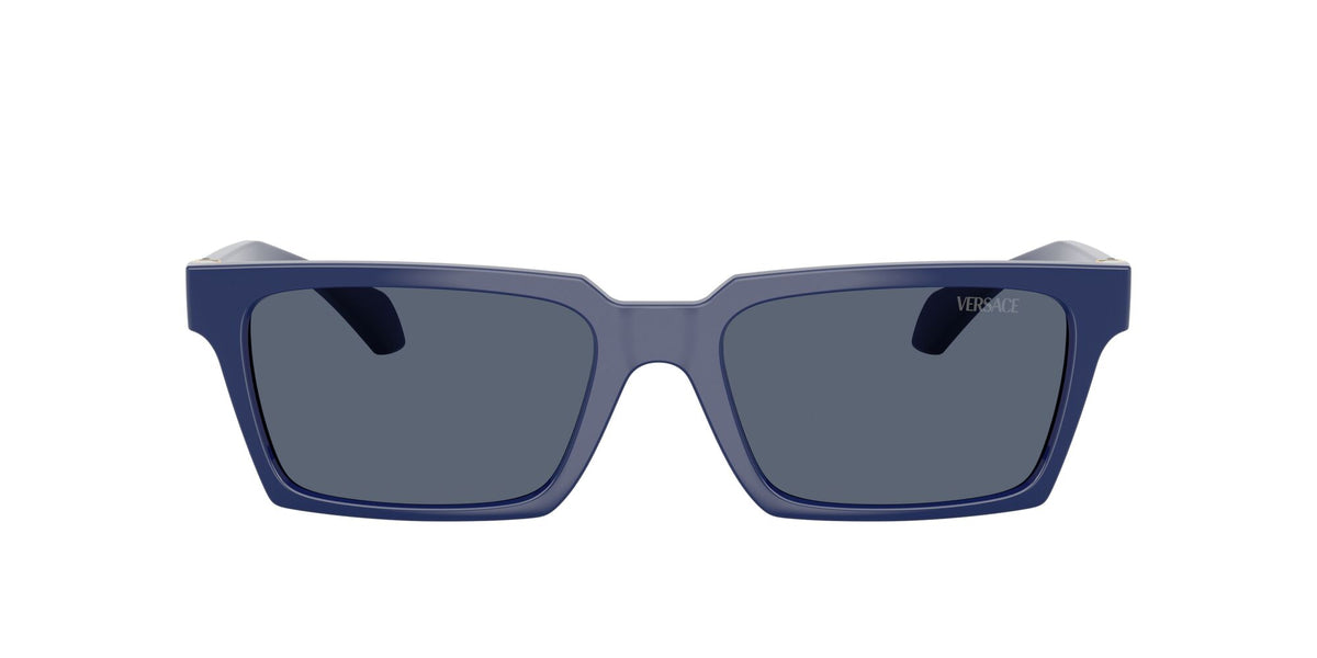 Versace 0VE4490U 545087 55 Solid Blue/ Dark Grey
