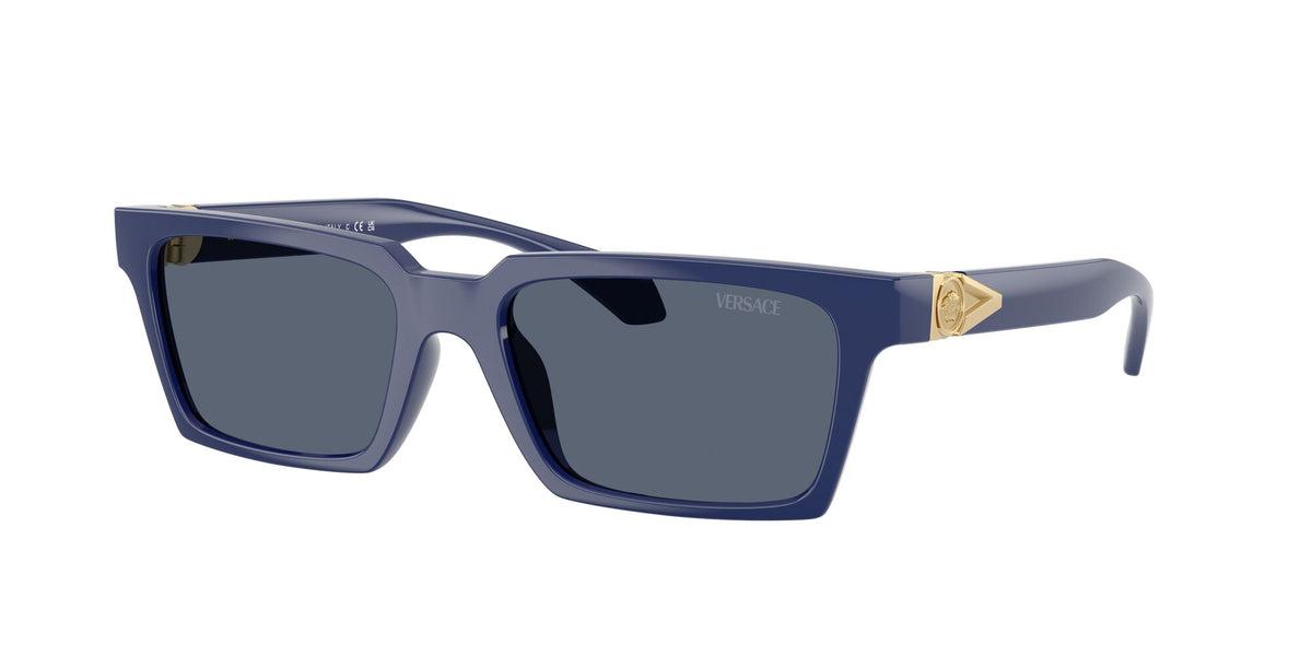 Versace 0VE4490U 545087 55 Solid Blue/ Dark Grey