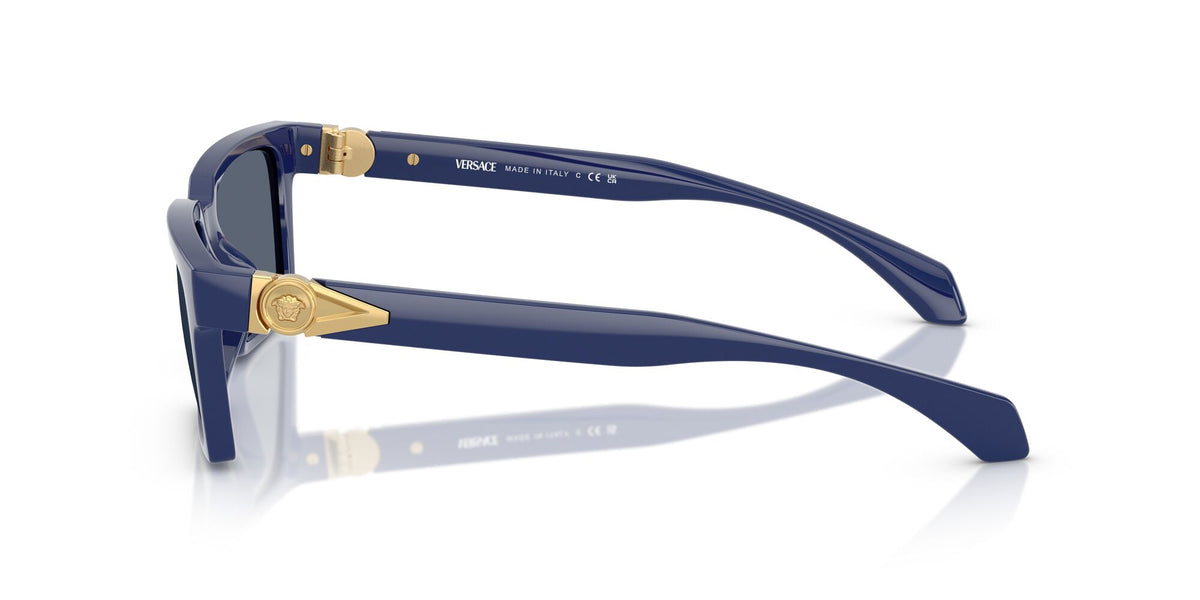 Versace 0VE4490U 545087 55 Solid Blue/ Dark Grey