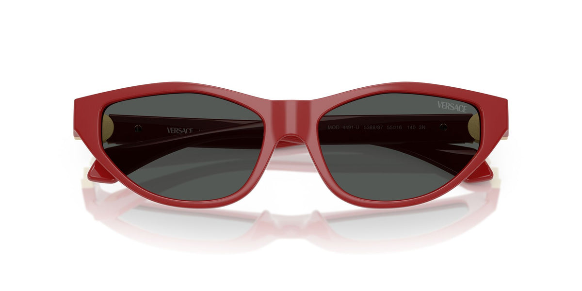 Versace 0VE4491U 538887 55 Red/ Dark Grey