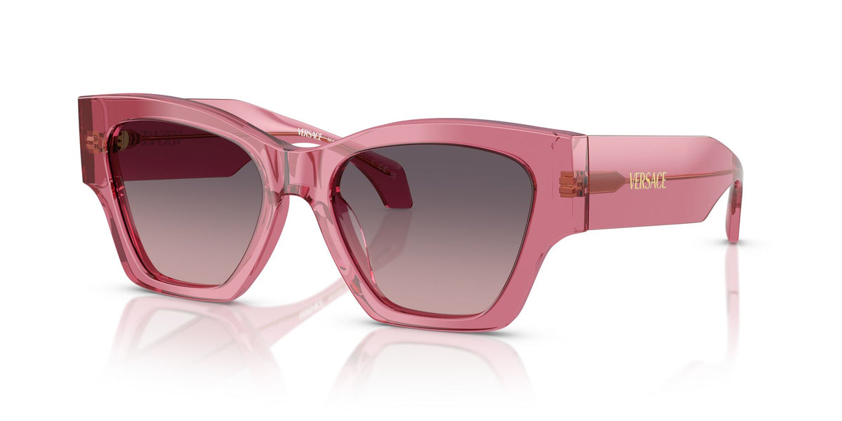 Versace 0VE4492U 551646 53 Transparent Pink/ Pink Gradient Grey