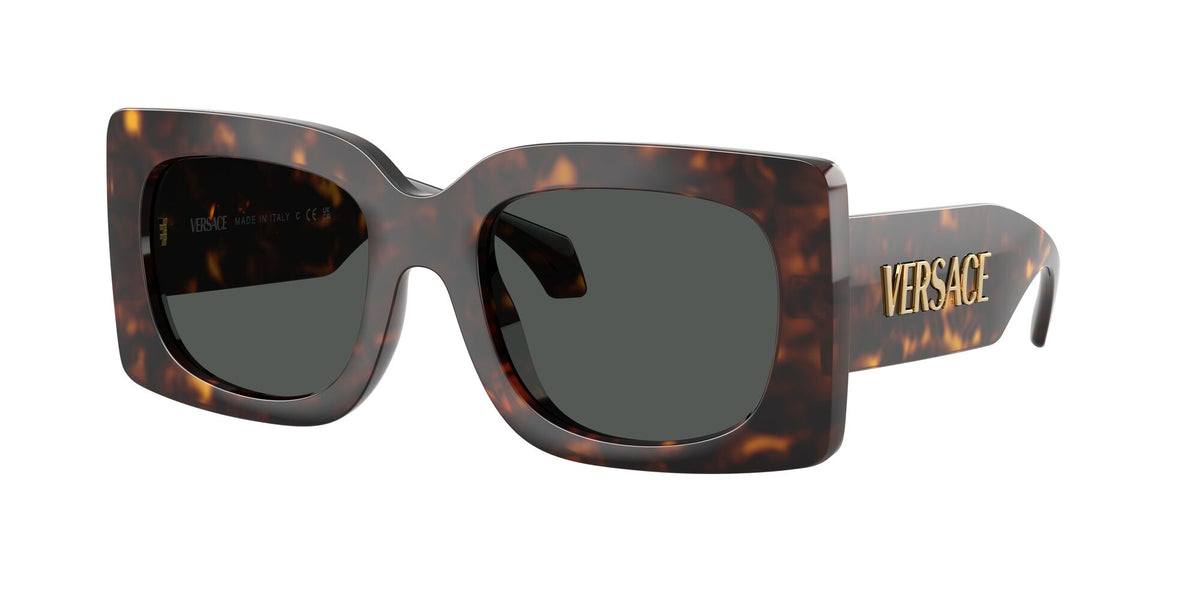 Versace 0VE4496U 108/87 54 Havana/ Dark Grey