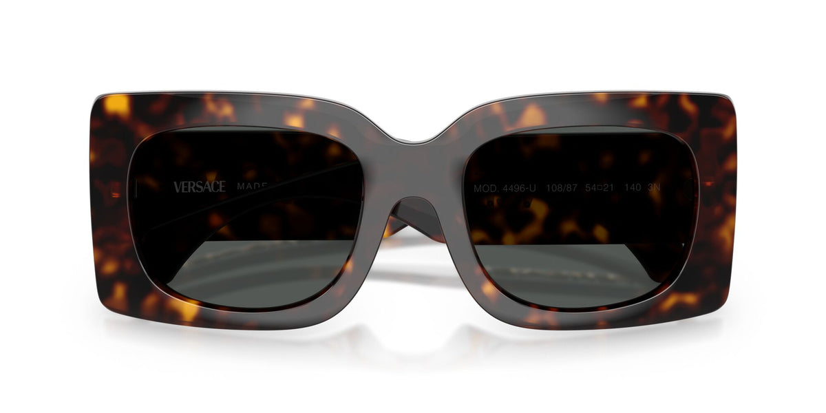 Versace 0VE4496U 108/87 54 Havana/ Dark Grey