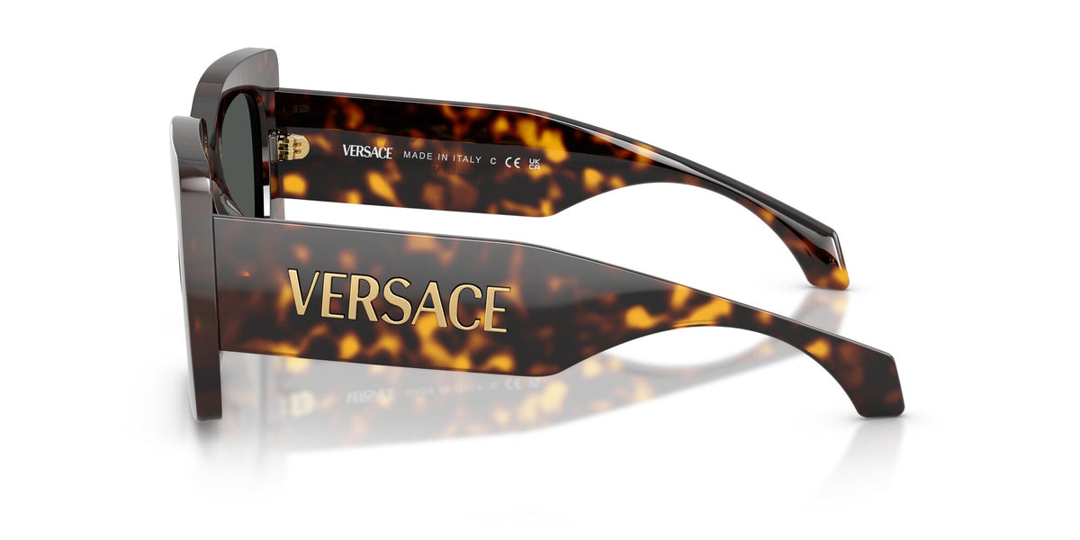 Versace 0VE4496U 108/87 54 Havana/ Dark Grey