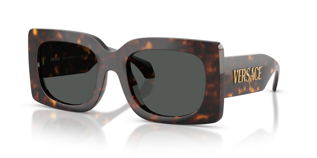 Versace 0VE4496U 108/87 54 Havana/ Dark Grey