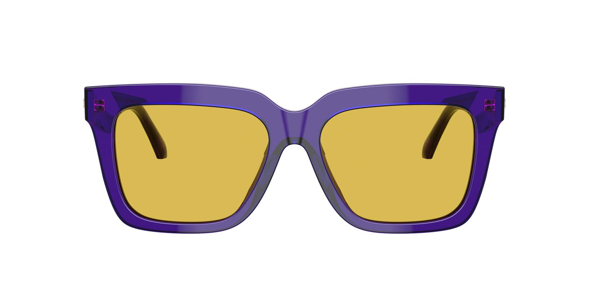 Versace 0VE4498F 554585 55 Transparent Dark Violet/ Yellow