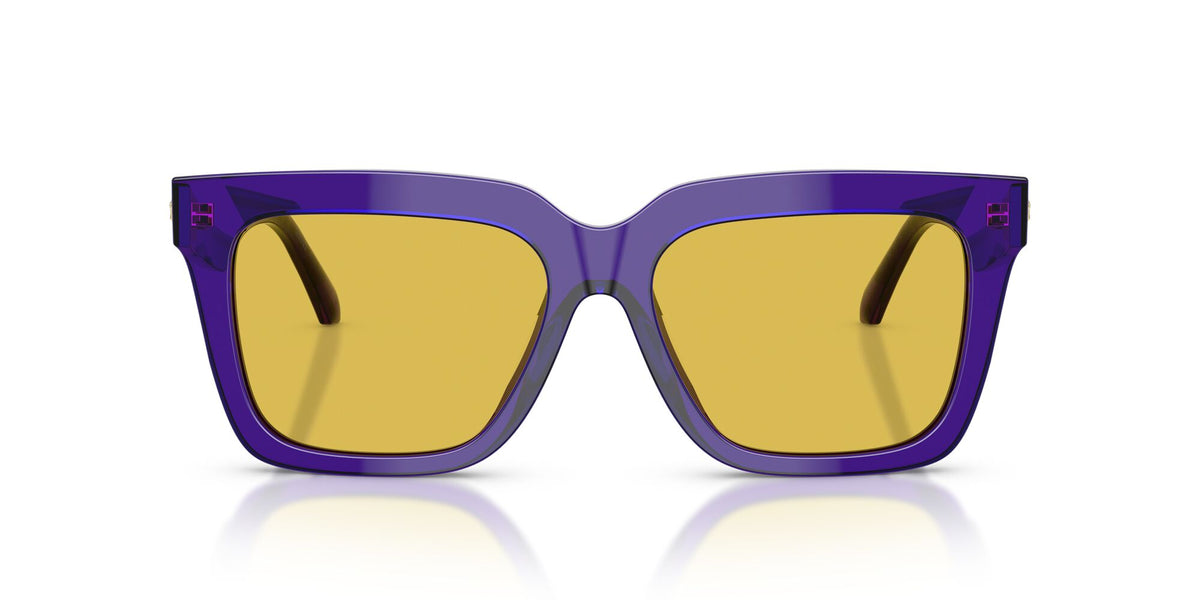 Versace 0VE4498F 554585 55 Transparent Dark Violet/ Yellow