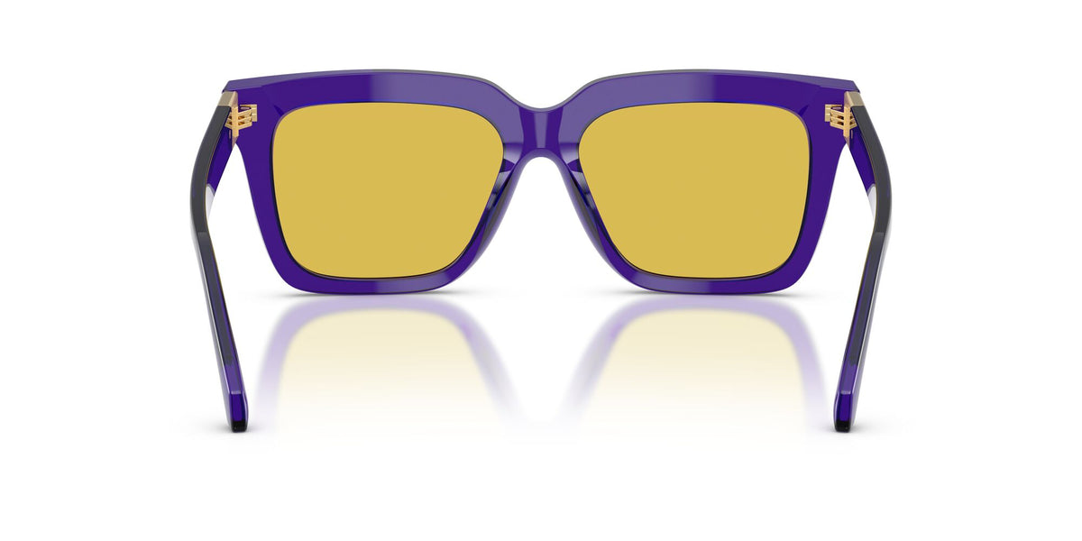 Versace 0VE4498 554585 55 Transparent Dark Violet/ Yellow