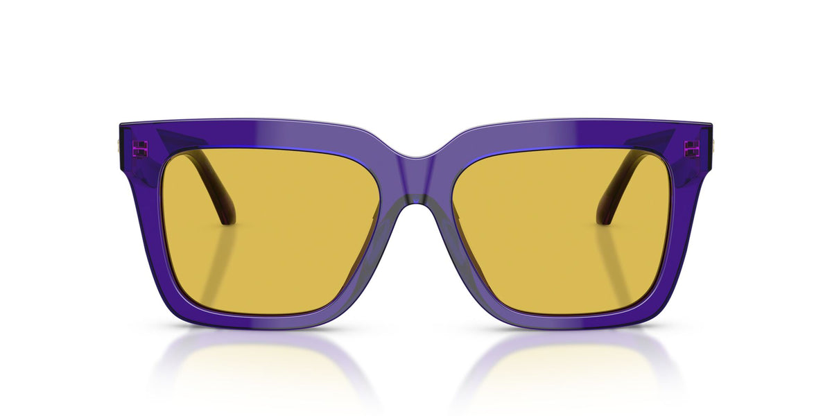 Versace 0VE4498 554585 55 Transparent Dark Violet/ Yellow