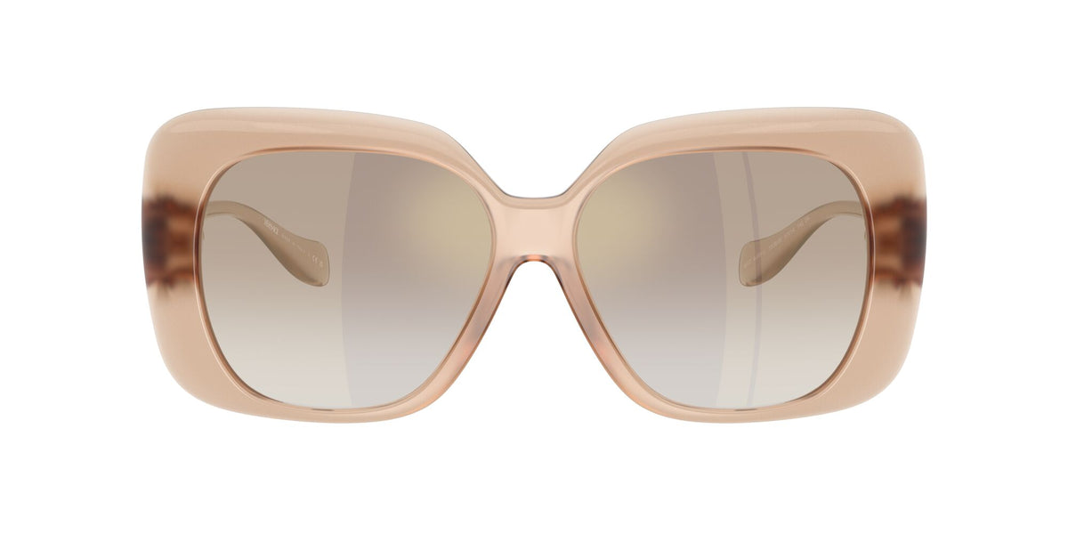 Versace 0VE4499U 55386E 57 Opal Rose/ Gradient Brown Mirror Gold