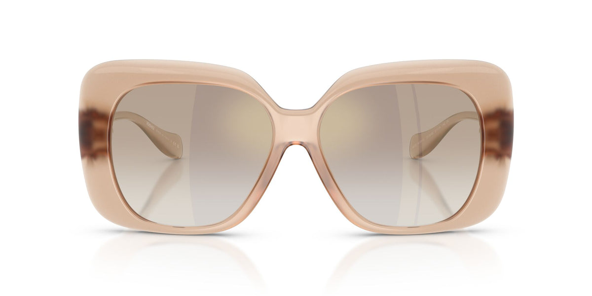 Versace 0VE4499U 55386E 57 Opal Rose/ Gradient Brown Mirror Gold