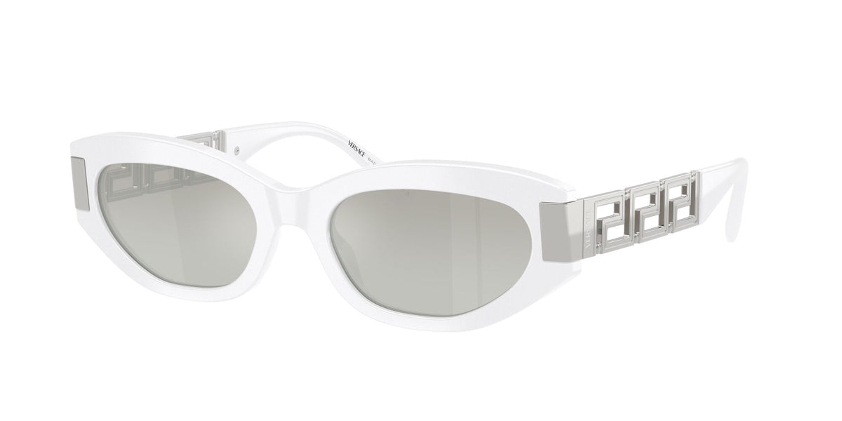 Versace 0VE4501F 314/6V 54 White/ Grey Mirror Gradient Silver