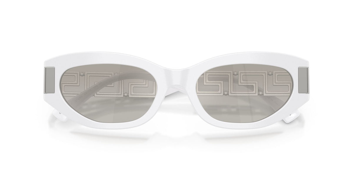 Versace 0VE4501F 314/6V 54 White/ Grey Mirror Gradient Silver