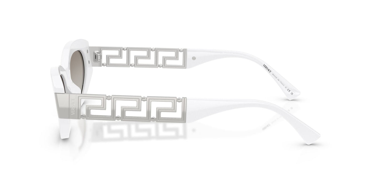 Versace 0VE4501F 314/6V 54 White/ Grey Mirror Gradient Silver