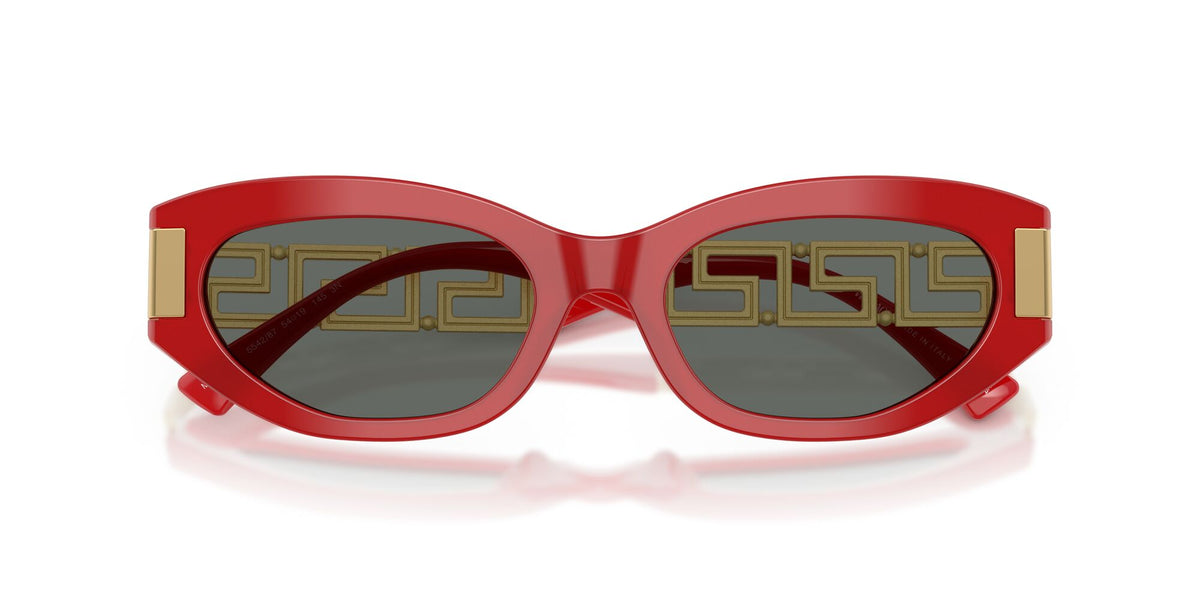 Versace 0VE4501 554287 54 Full Red/ Dark Grey