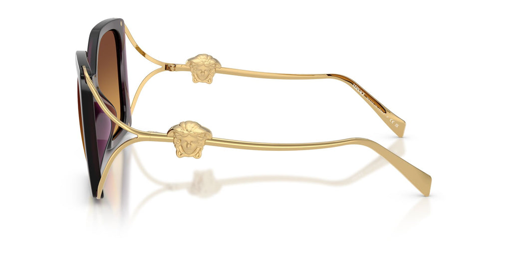Versace 0VE4502U 5536T5 58 Opal Purple/ Yellow Gradient Brown
