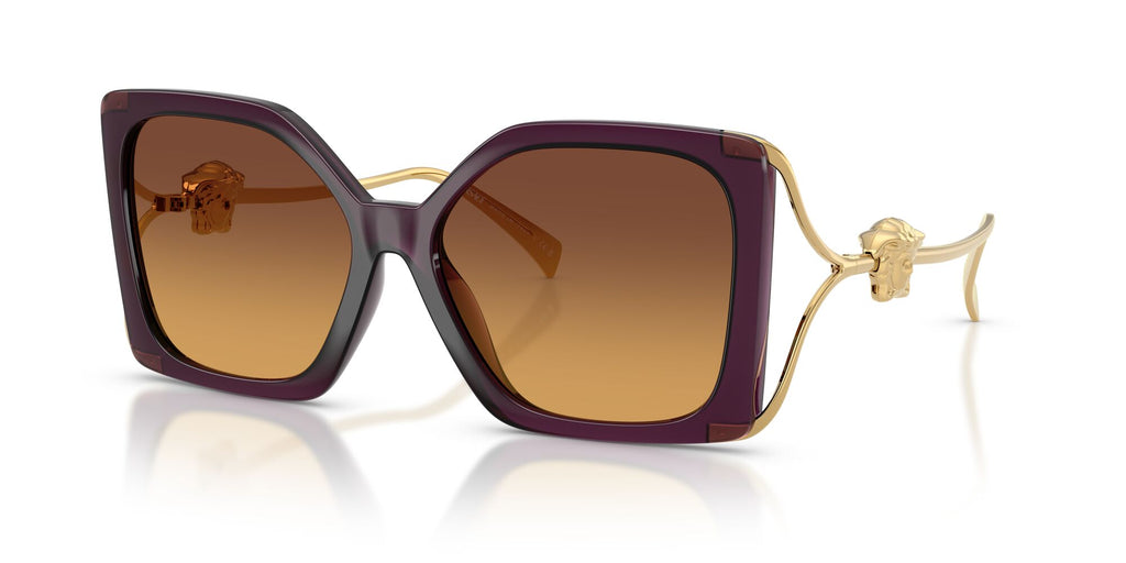 Versace 0VE4502U 5536T5 58 Opal Purple/ Yellow Gradient Brown