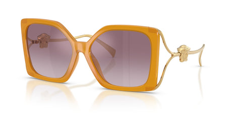 Versace 0VE4502U 55376X 58 Opal Yellow/ Gradient Violet Mirror Silver
