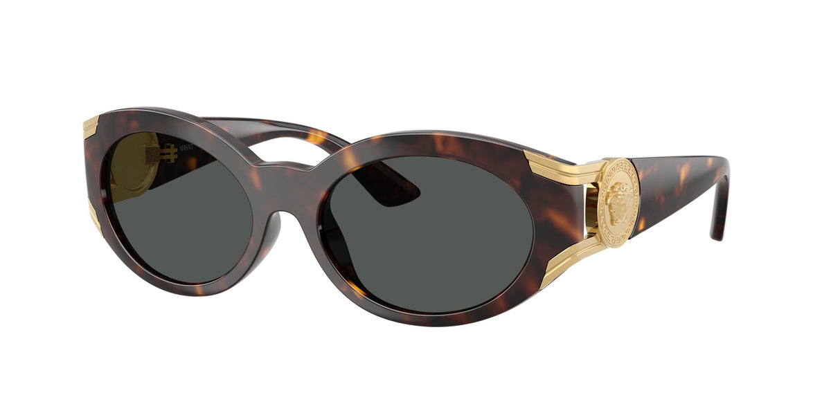 Versace 0VE4503U 108/87 55 Havana/ Dark Grey