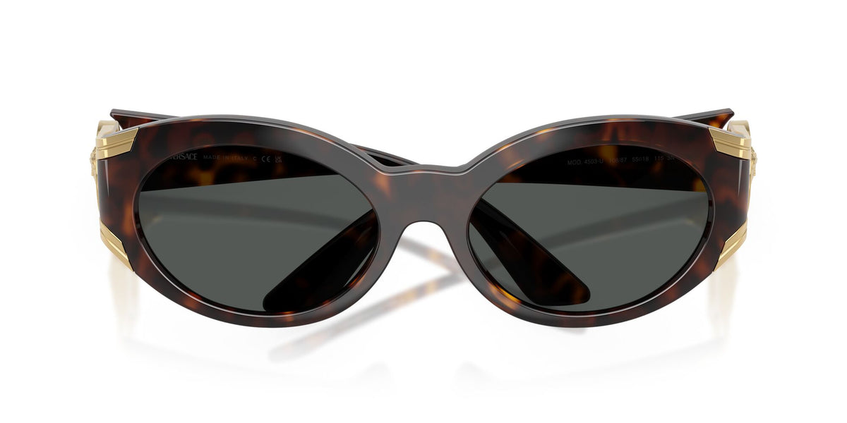 Versace 0VE4503U 108/87 55 Havana/ Dark Grey