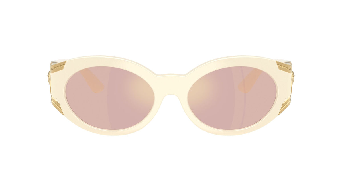 Versace 0VE4503U 55331T 55 Milk/ Pink Mirror Gold