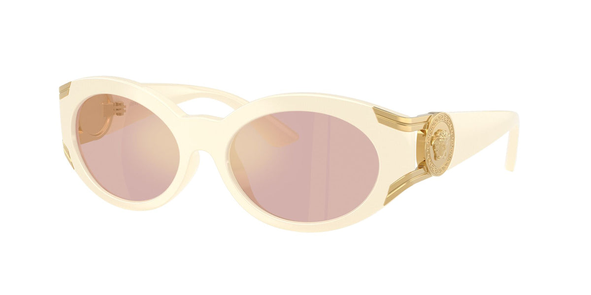 Versace 0VE4503U 55331T 55 Milk/ Pink Mirror Gold