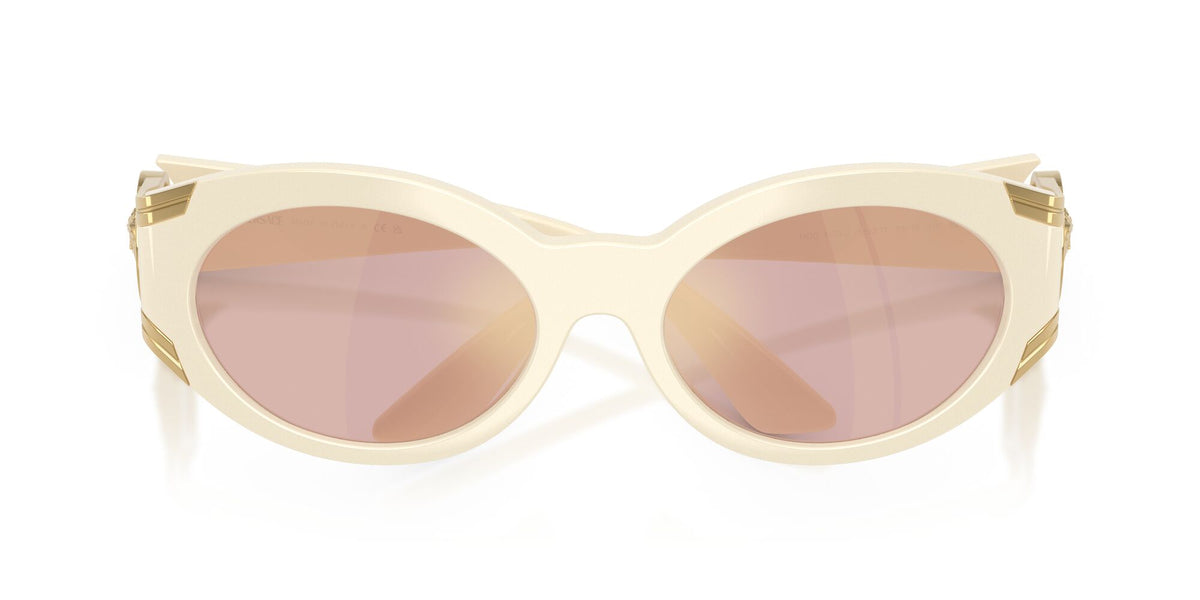 Versace 0VE4503U 55331T 55 Milk/ Pink Mirror Gold