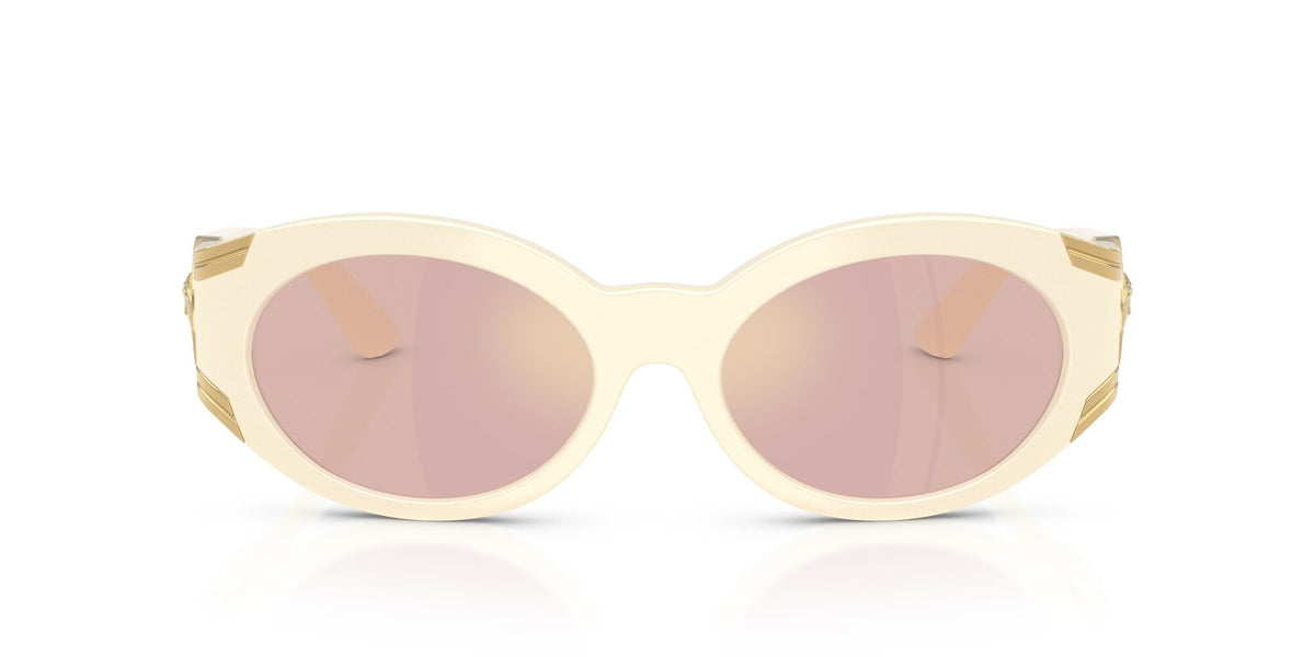 Versace 0VE4503U 55331T 55 Milk/ Pink Mirror Gold
