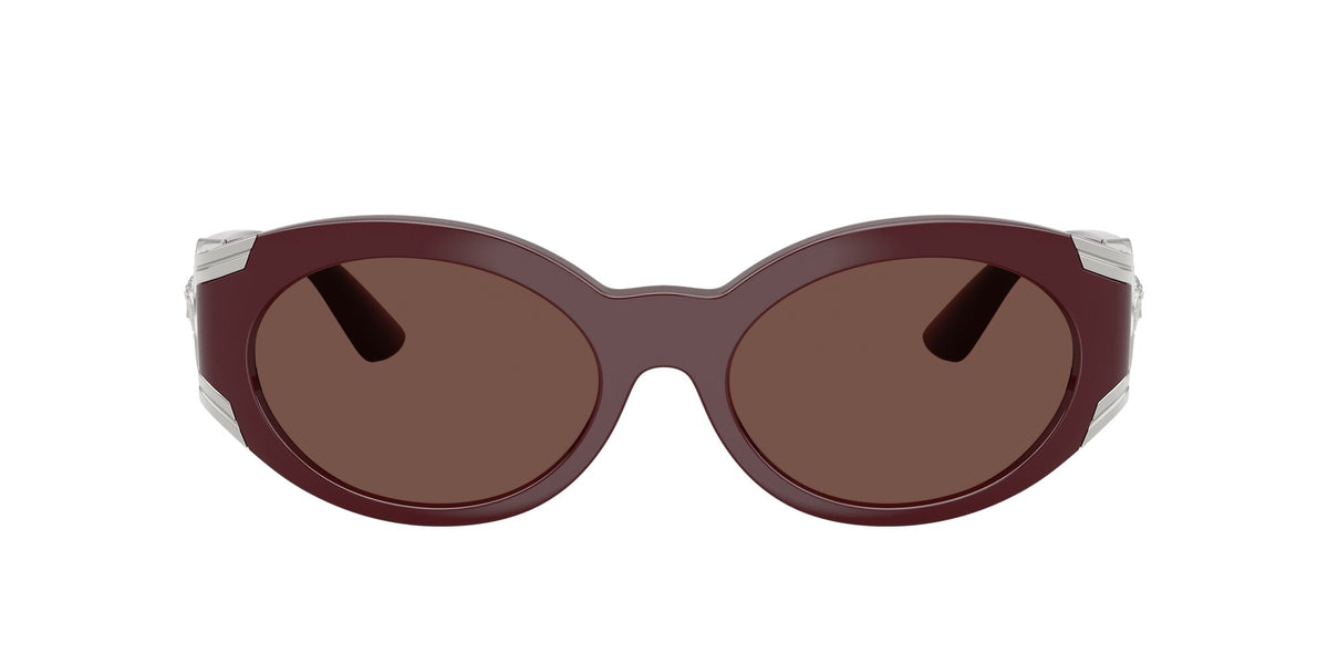 Versace 0VE4503U 55348D 55 Dark Red/ Black Chocolate