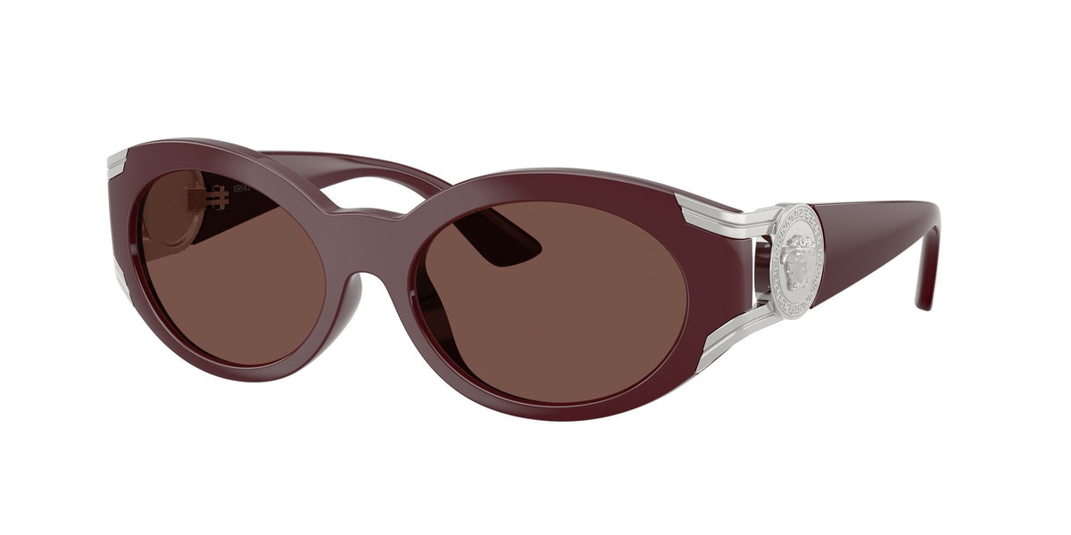Versace 0VE4503U 55348D 55 Dark Red/ Black Chocolate