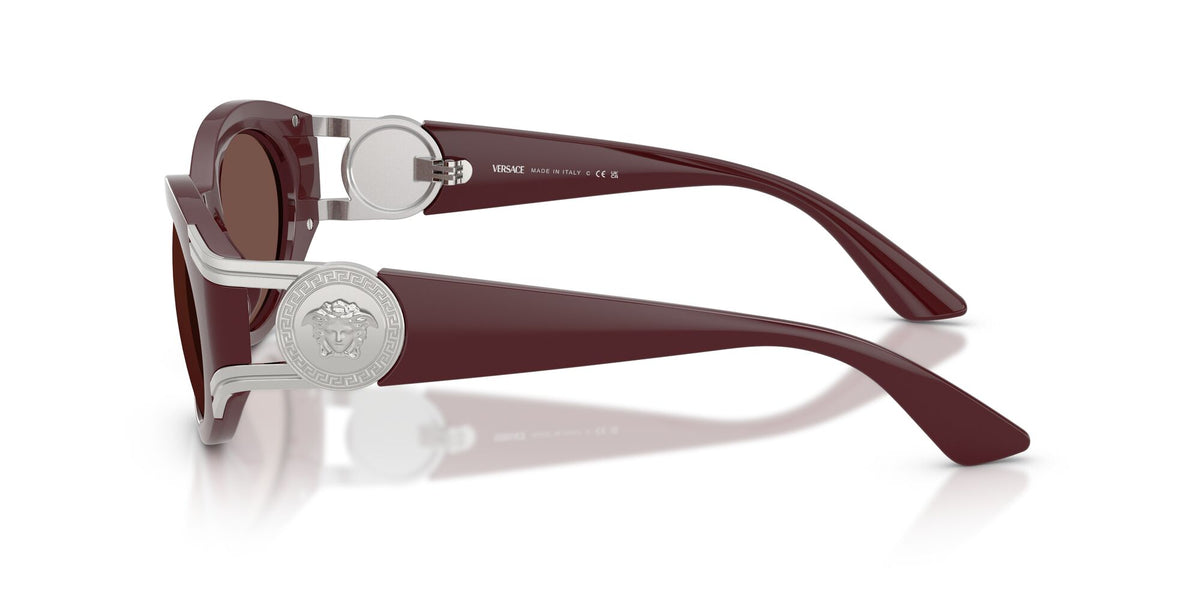 Versace 0VE4503U 55348D 55 Dark Red/ Black Chocolate