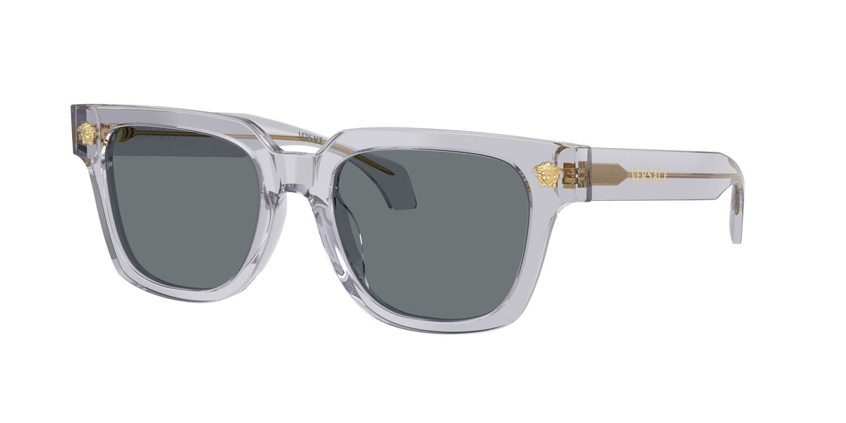 Versace 0VE4510U53058052 Transparent Grey/ Dark Blue