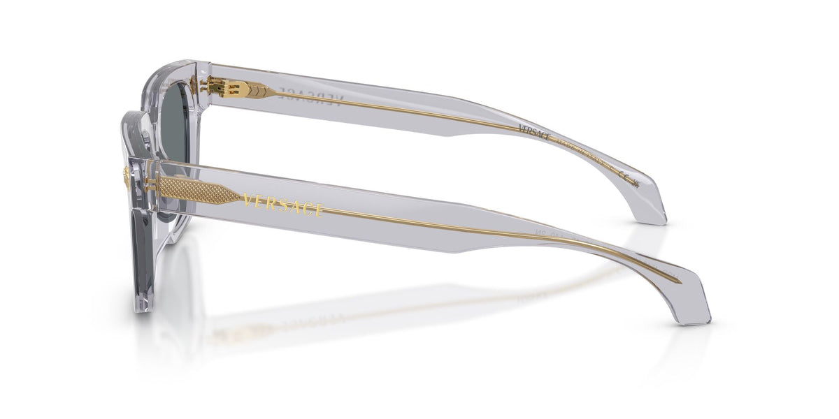 Versace 0VE4510U53058052 Transparent Grey/ Dark Blue