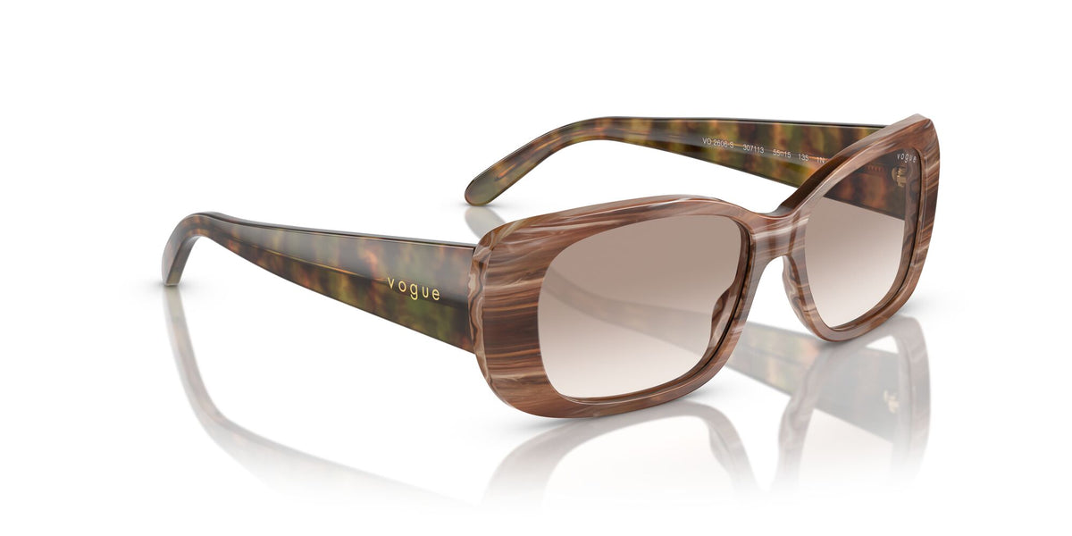 Vogue 0VO2606S 307113 55 Brown Horn/ Clear Gradient Brown 55 / Polyamide / Acetate / Acetate