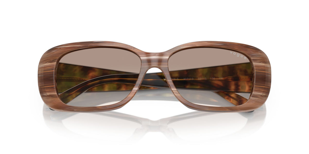 Vogue 0VO2606S 307113 55 Brown Horn/ Clear Gradient Brown 55 / Polyamide / Acetate / Acetate